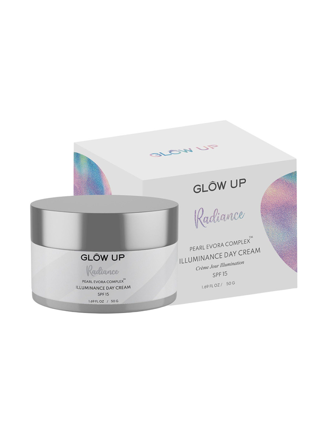 GLOW UP Pearl Evora Complex Radiance Illuminance Day Cream With SPF 15 - 50g