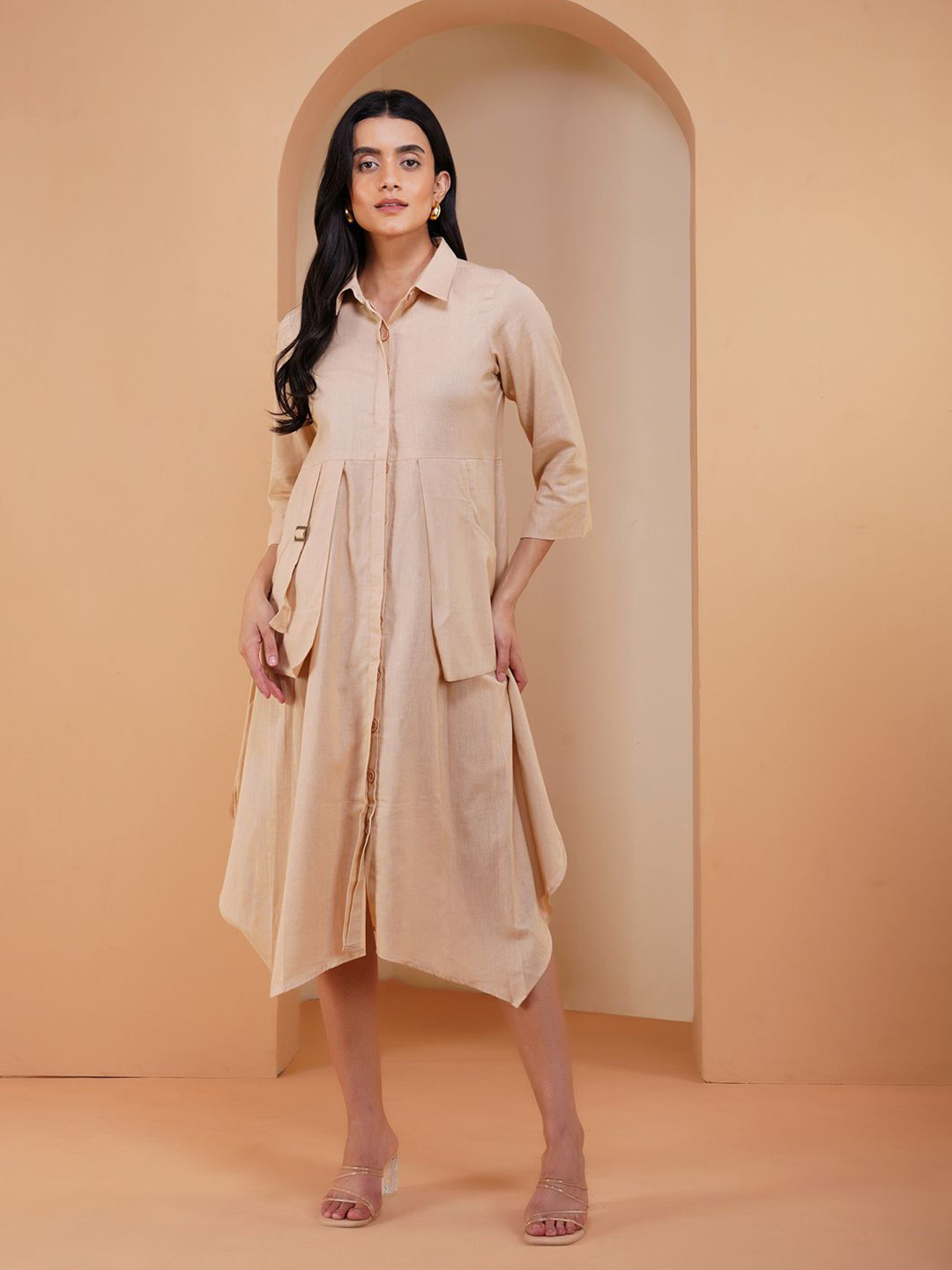 Stitchinc A-Line Midi Dress