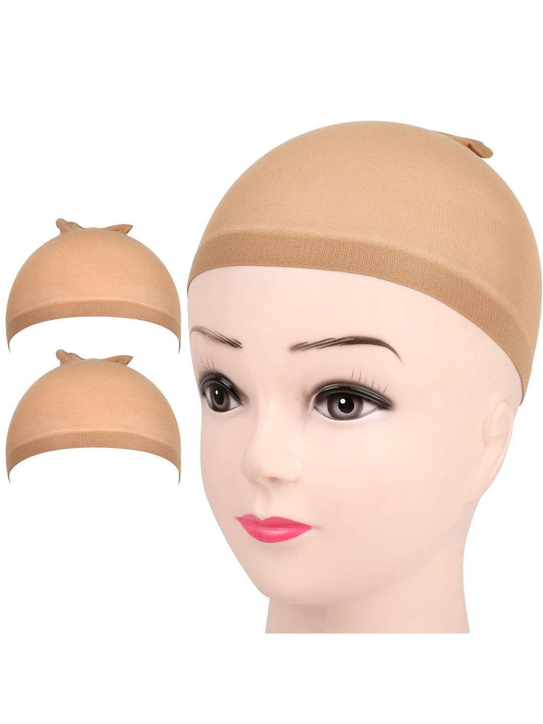 RITZKART Pack of 2 Stretchable Wig Caps