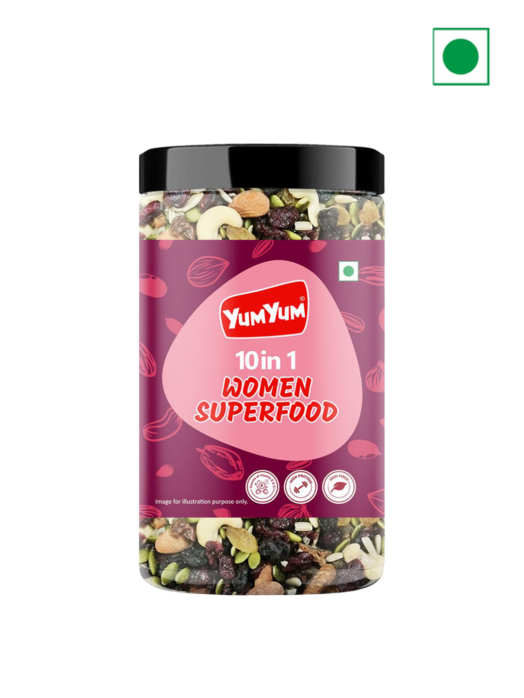 YUM YUM 10 in 1 Dried Fruits, Nuts & Seeds - 400g