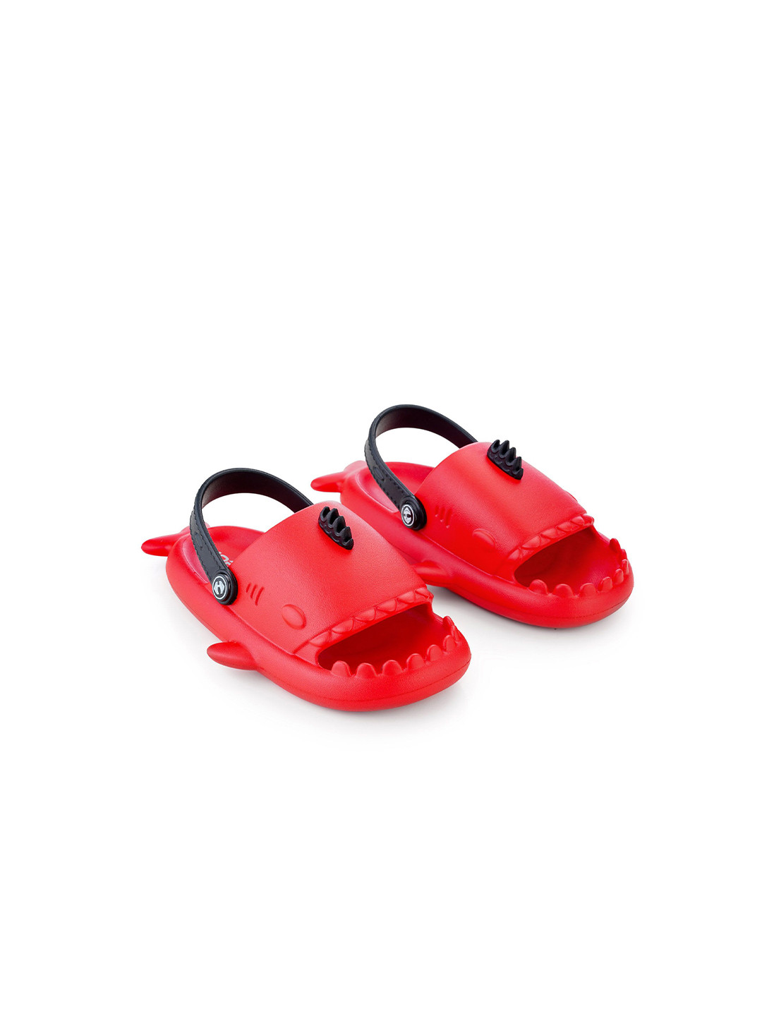 Hoppa Baby Shark Red/Black Sliders For Kids