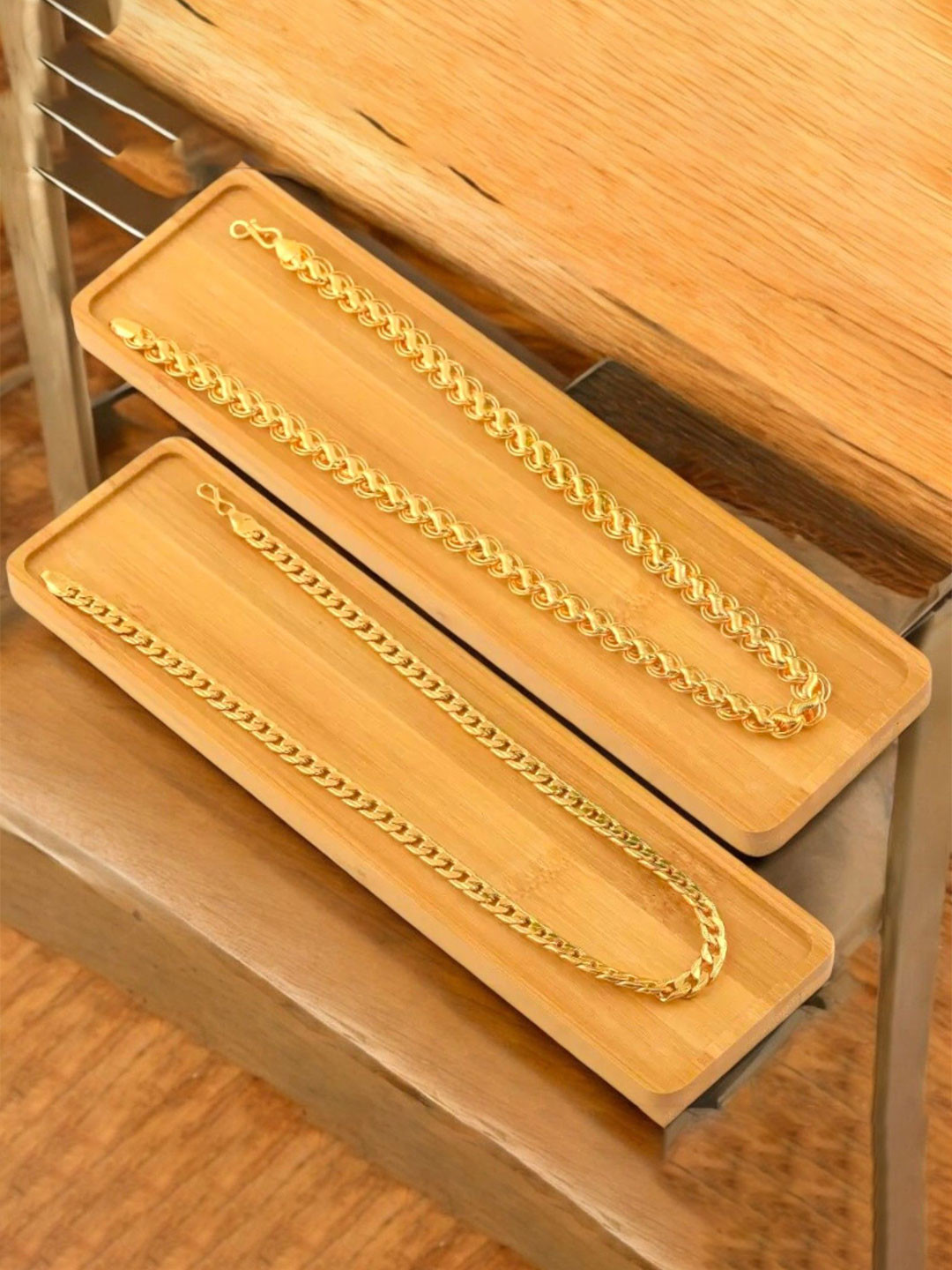 AKLINA Set Of 2 Gold-Plated Body Chains