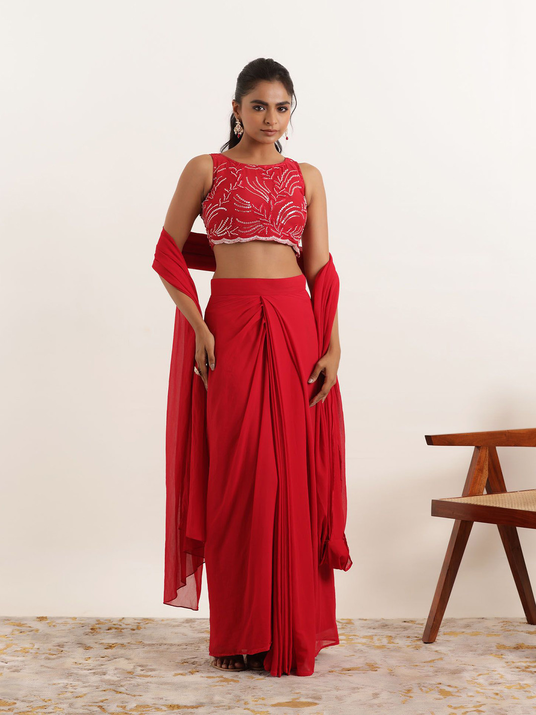 DEASHA INDIA ARIA Sequinned Lehenga Choli