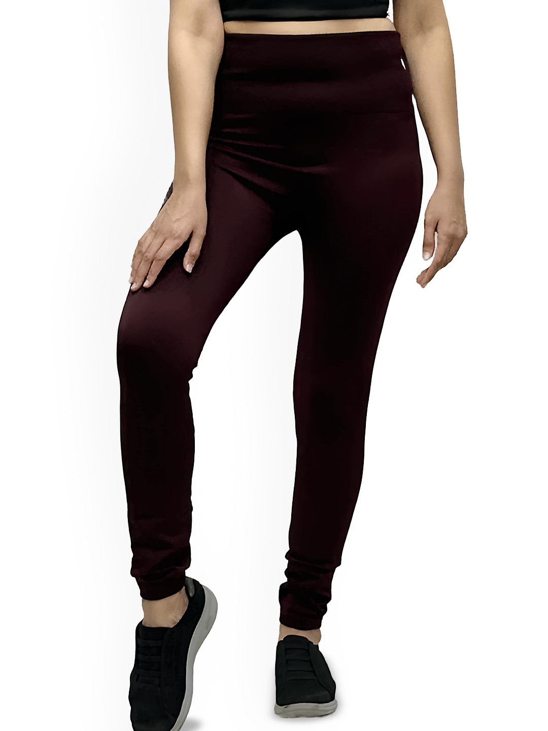 MULTIWA Women High-Rise Ankle-Length Leggings
