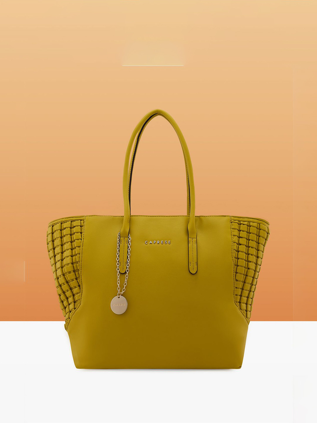 Caprese Havana Women Yellow Large Tote Bag