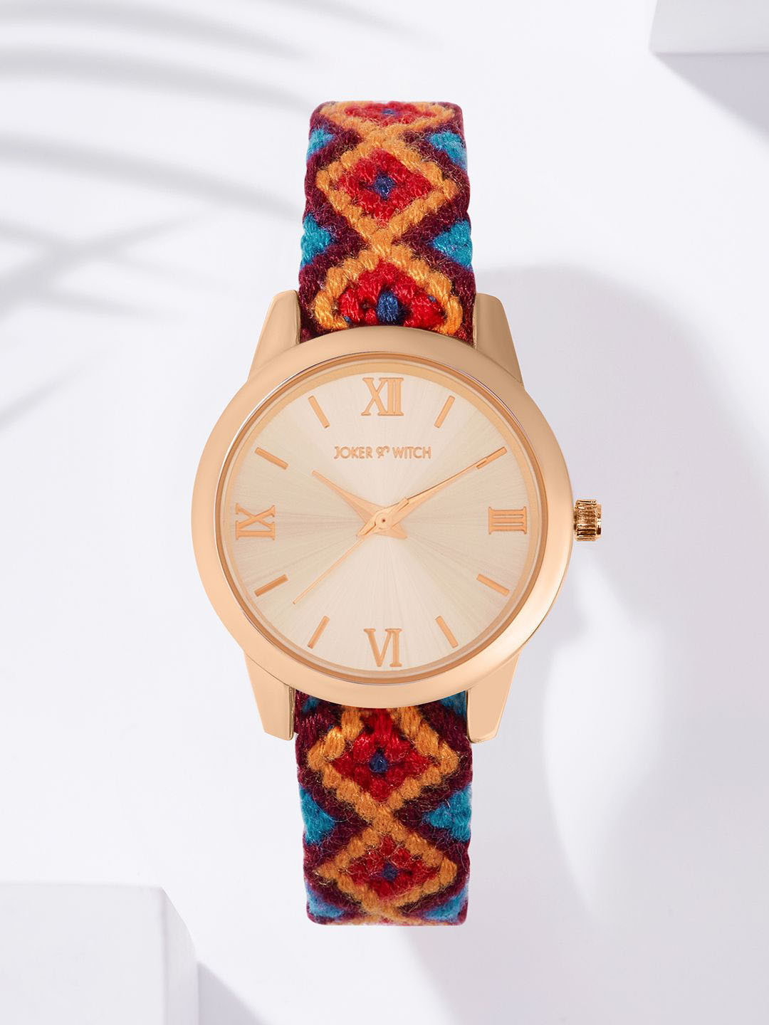 JOKER & WITCH Women Dial & Braided Straps Analogue Watch AMWW846