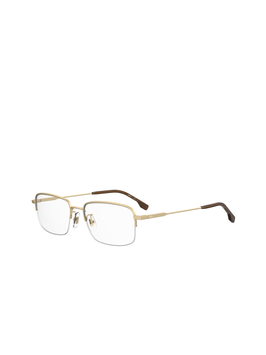 BOSS Men Half Rim Rectangle Frames