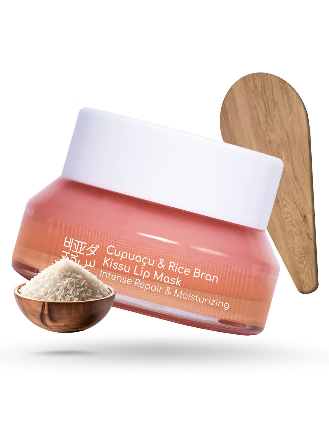 Beyond Rice Capuacu & Rice Bran Kissu Lip Mask- 15 g- Cranberry Tint