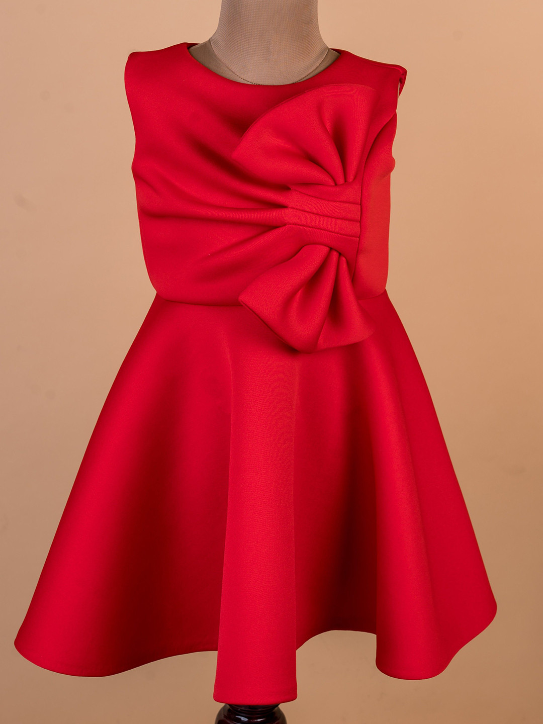 TOPLOVE Kids-Girls Scuba Fit & Flare Dress