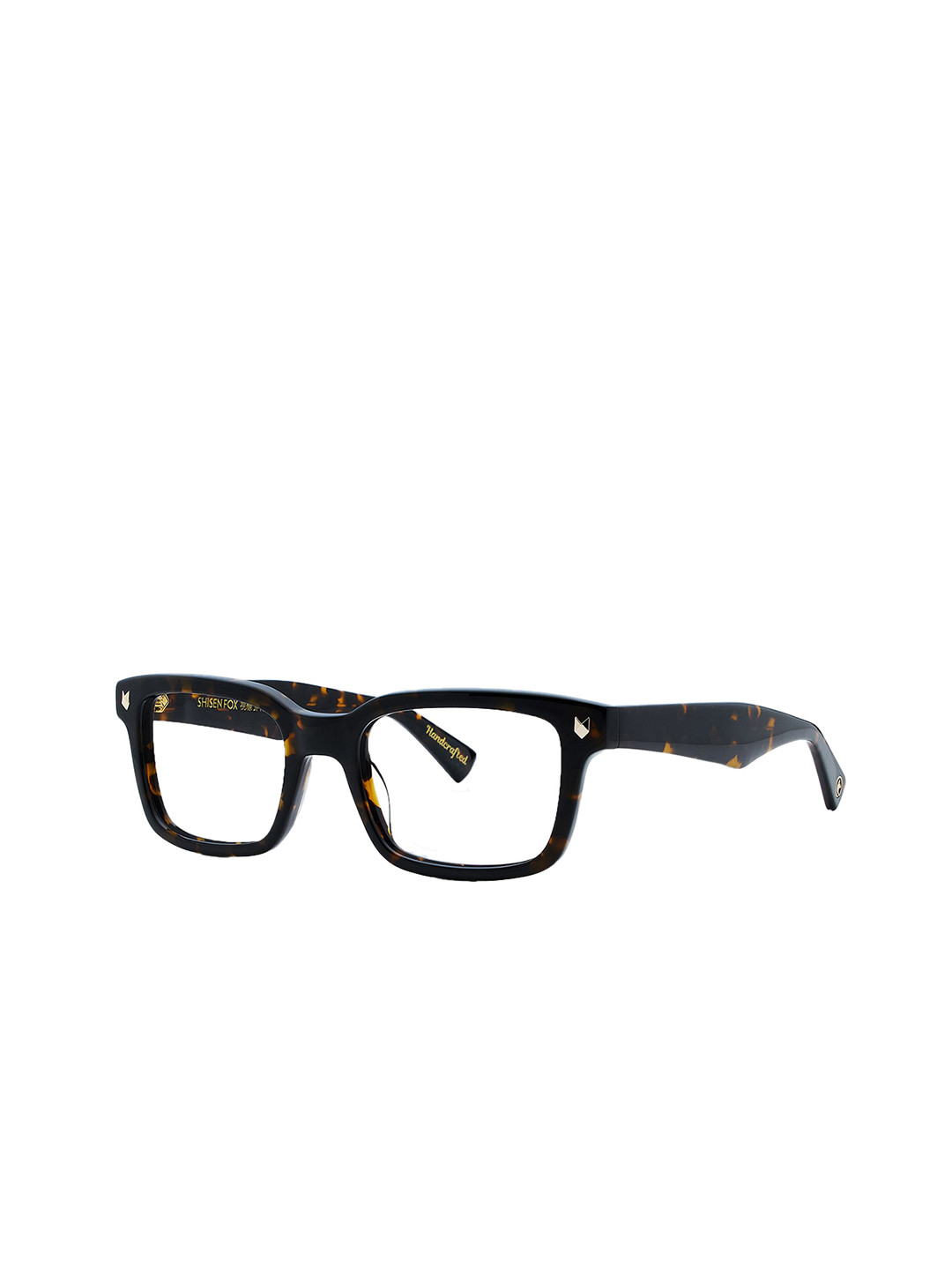 Shisen Fox Nara Dark Havana Unisex Full Rim Rectangle Frames