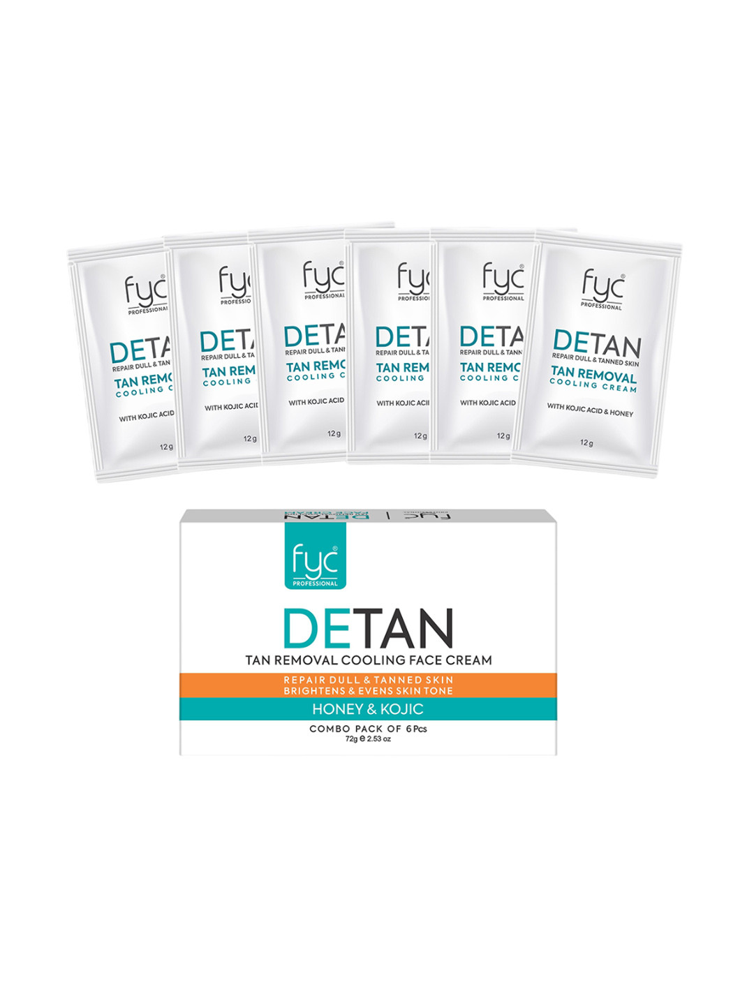 FYC Professional Detan Tan Removal Cooling Kit - 72 g