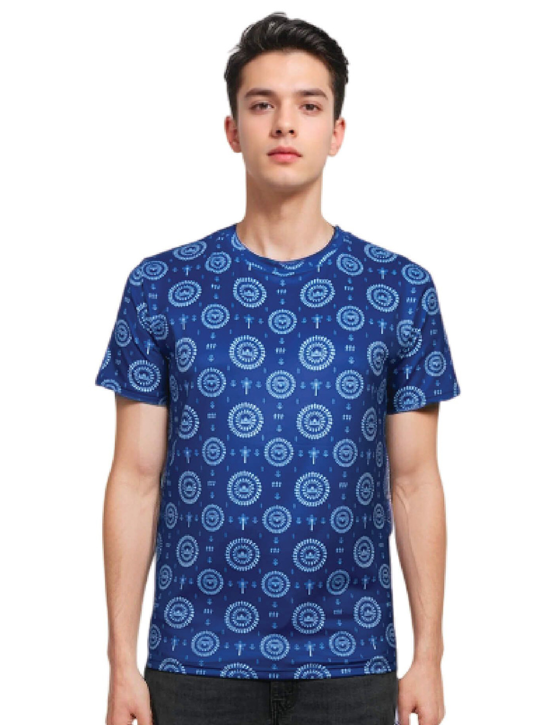 MAATIR DESIGNS Unisex Abstract Printed Round Neck T-shirt