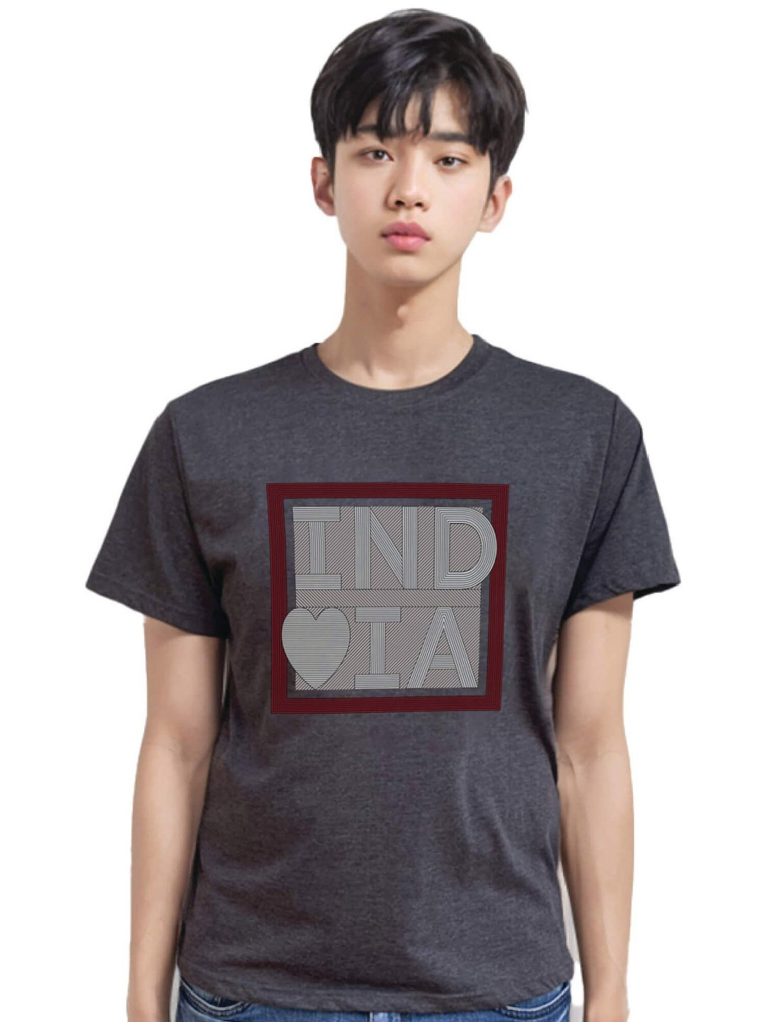 MAATIR DESIGNS Unisex Typography Printed Round Neck Cotton T-shirt