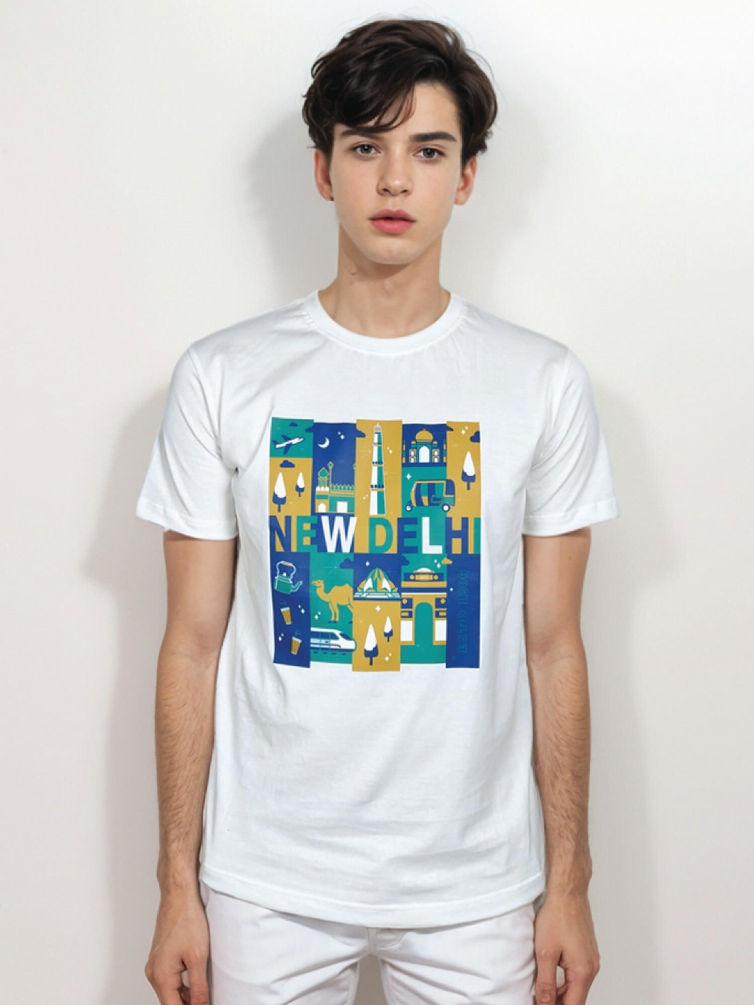 MAATIR DESIGNS Unisex Graphic Printed Round Neck Cotton T-shirt