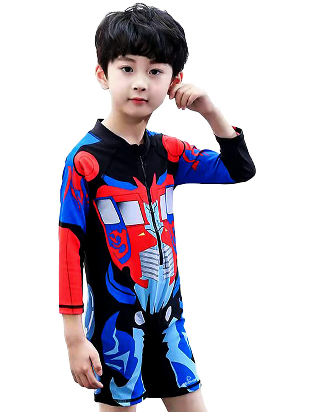 AIRAVAT Kids Printed Structured Fit Leg Suit