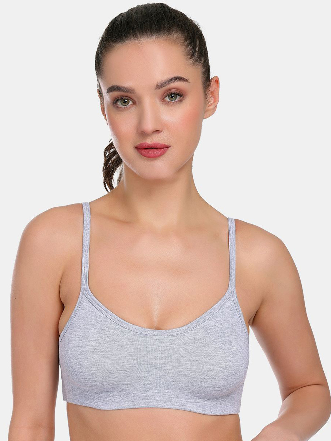 SKDREAMS Full Coverage Wireless Non Padded Sports Bra