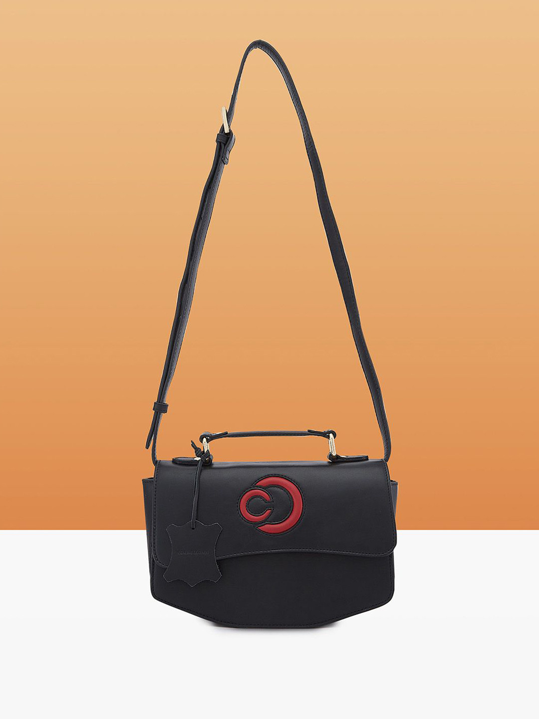 Caprese Minimal Formal Women Black Medium Sling Bag