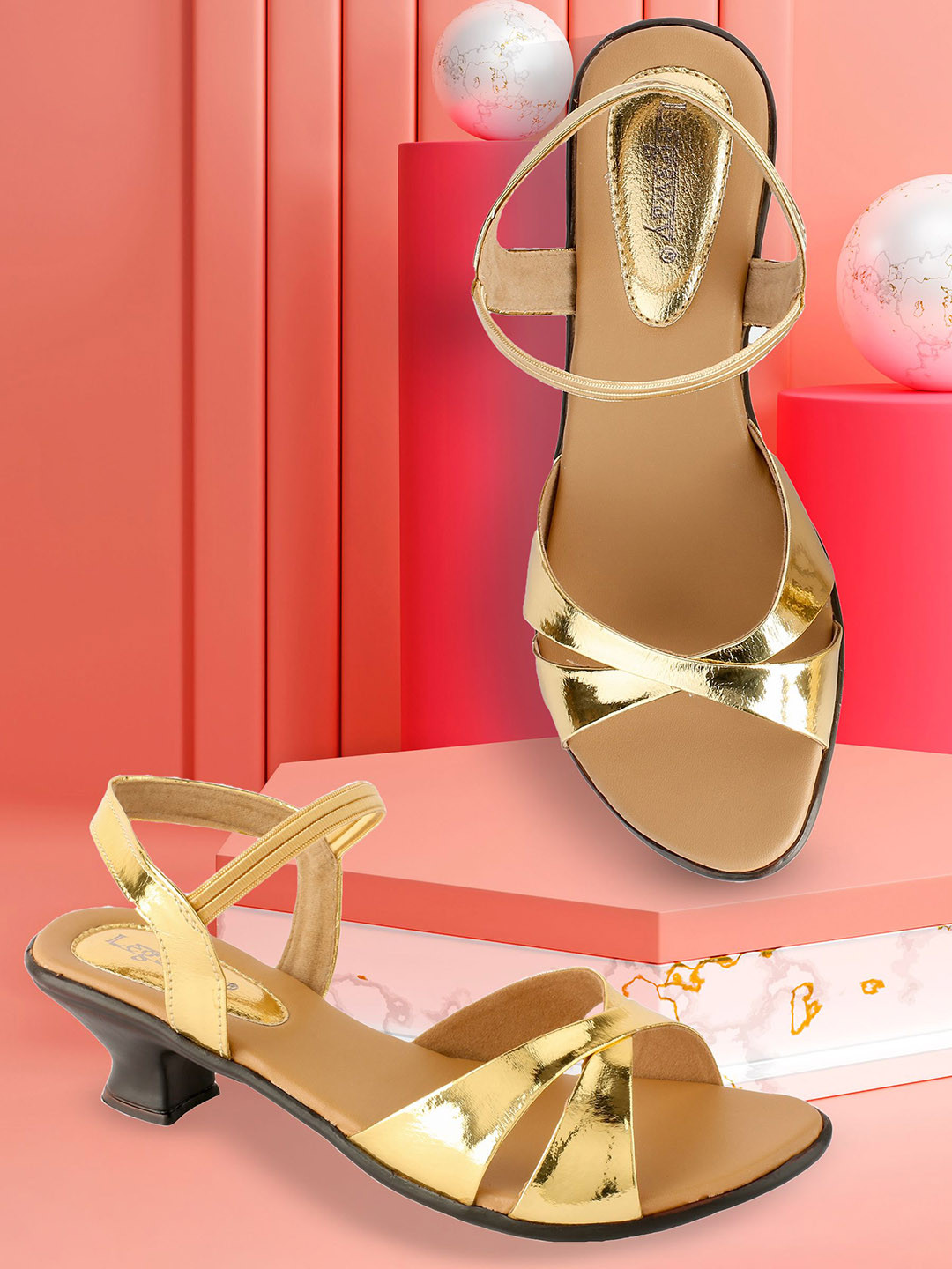 Legsway Women Kitten Open Toe Sandals