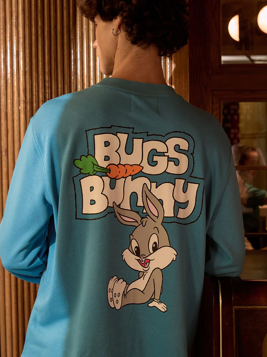 Bonkers Corner Men Tunes Bun Hun Oversized Sweatshirt