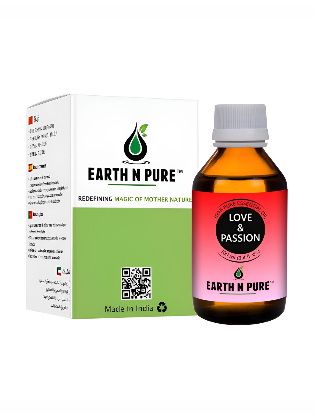 EARTH N PURE Love & Passion Essential Oil - 100ml
