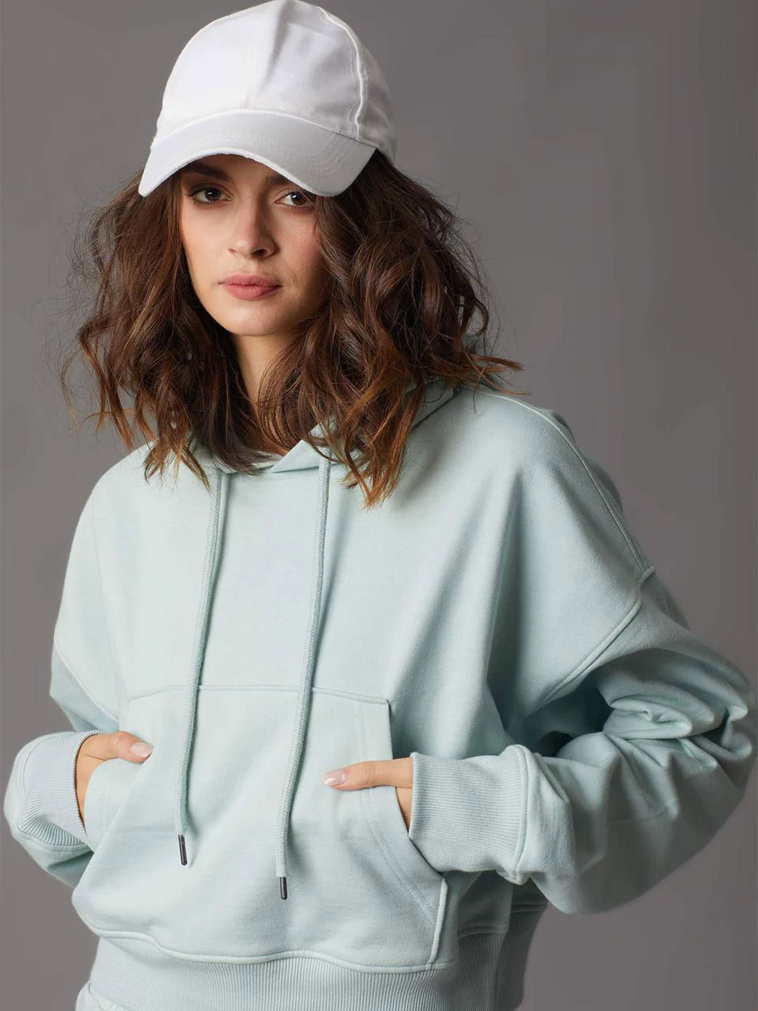 Bonkers Corner Women Crop Hoodie Sweatshirt