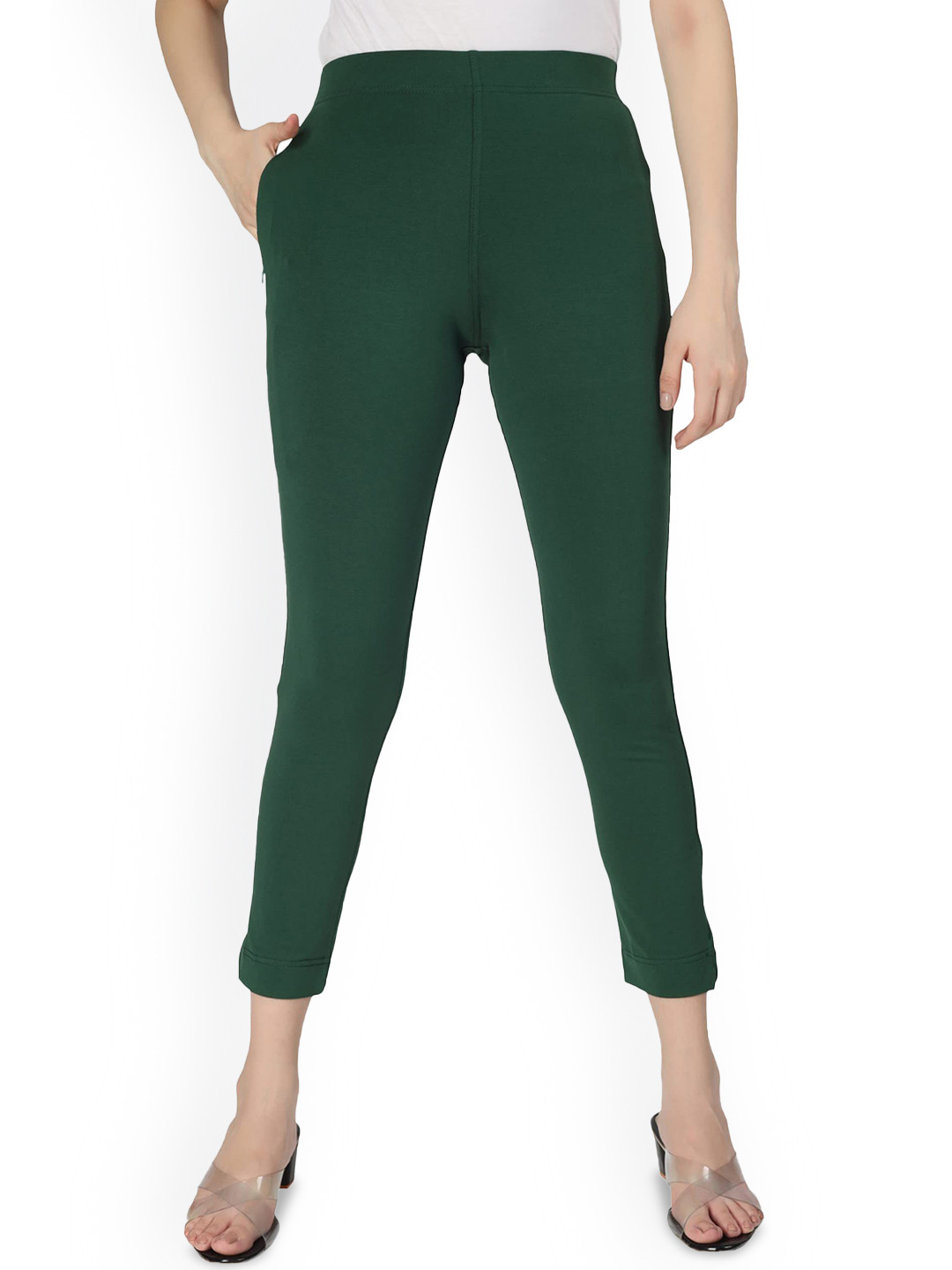 ON & ON Women Stretchable Slim Fit Trousers