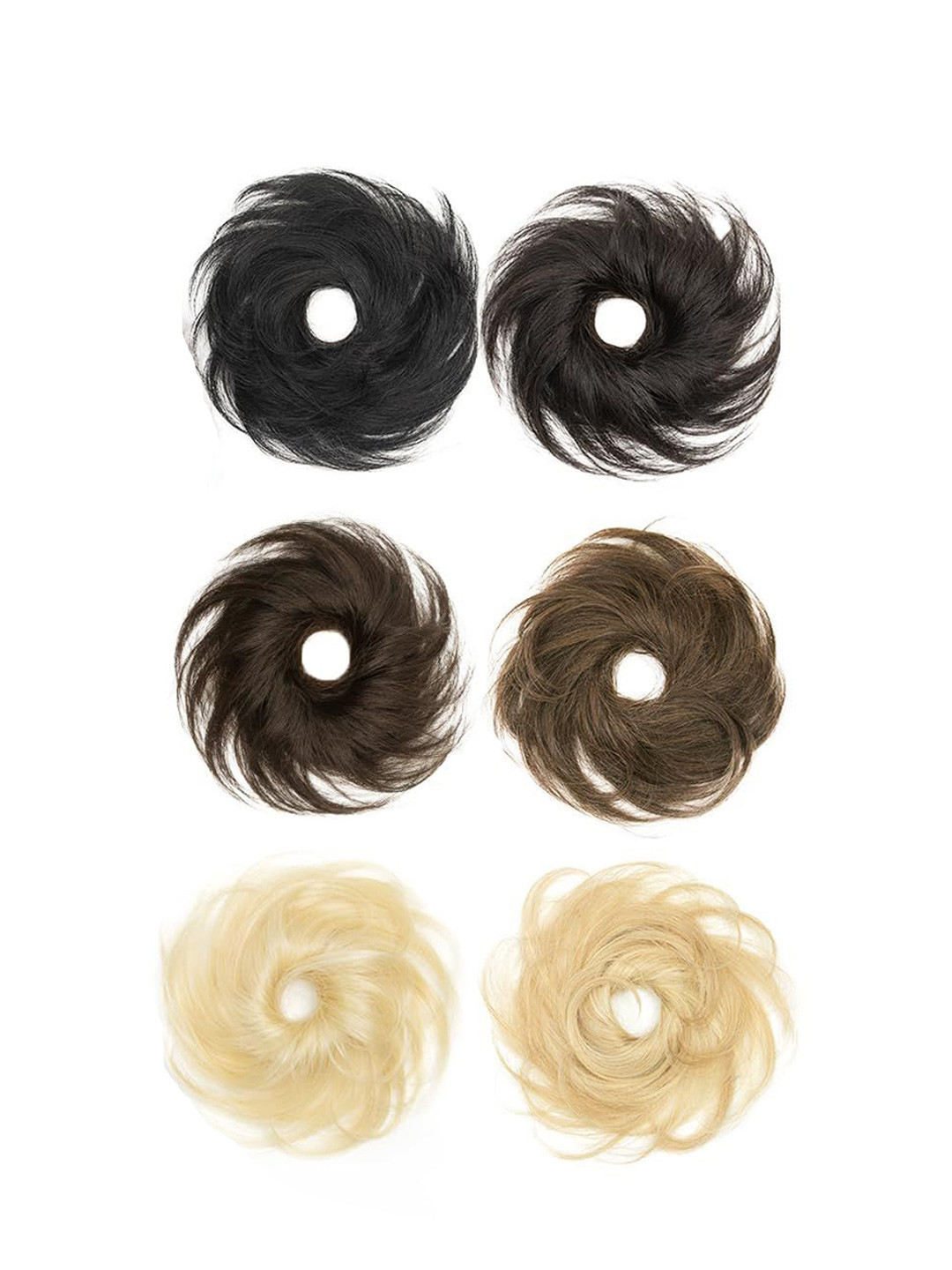 RITZKART Women Human Hair Rubber Bun