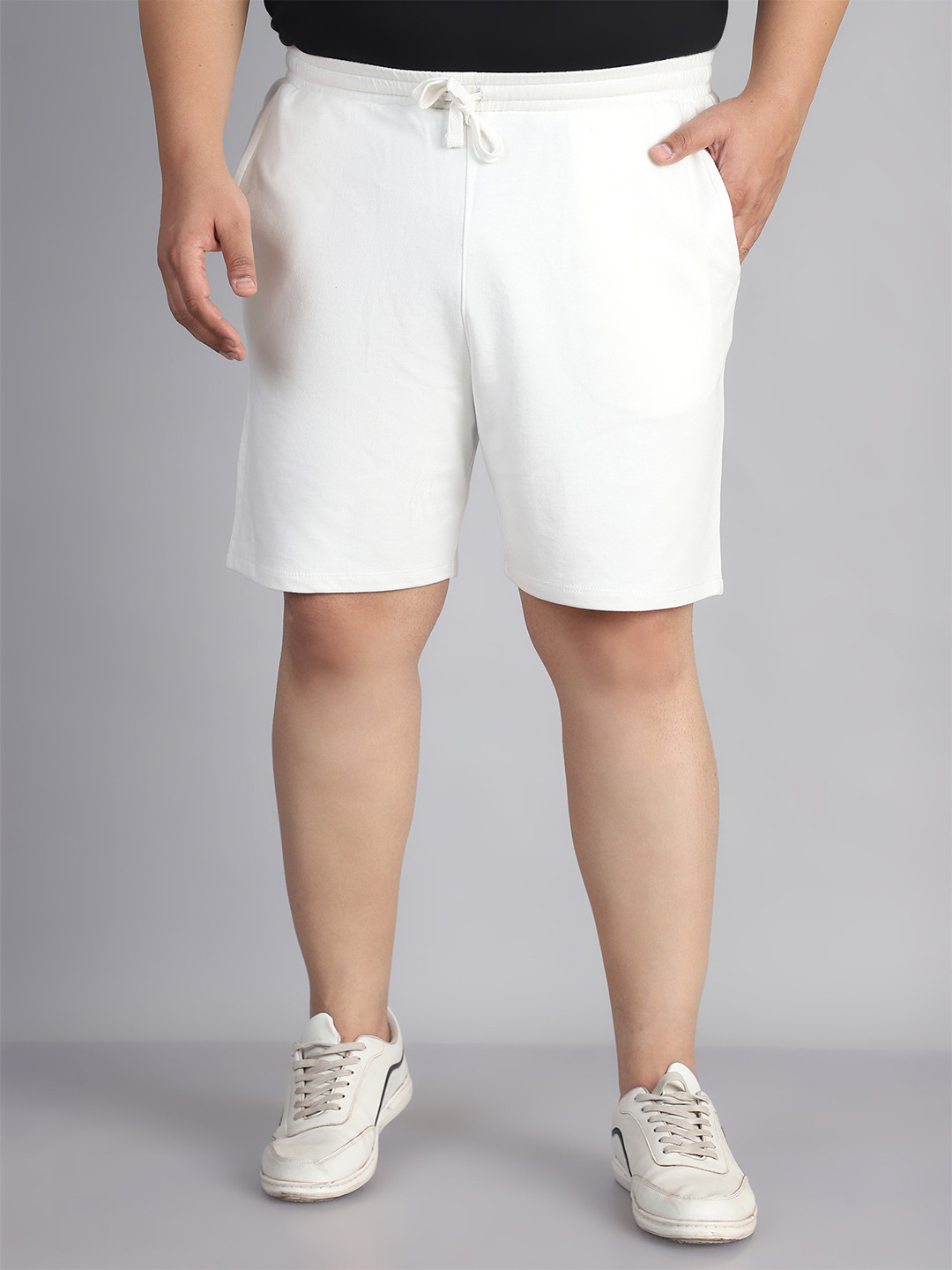 A AND K Men Cotton Mid-Rise Running Sports Shorts