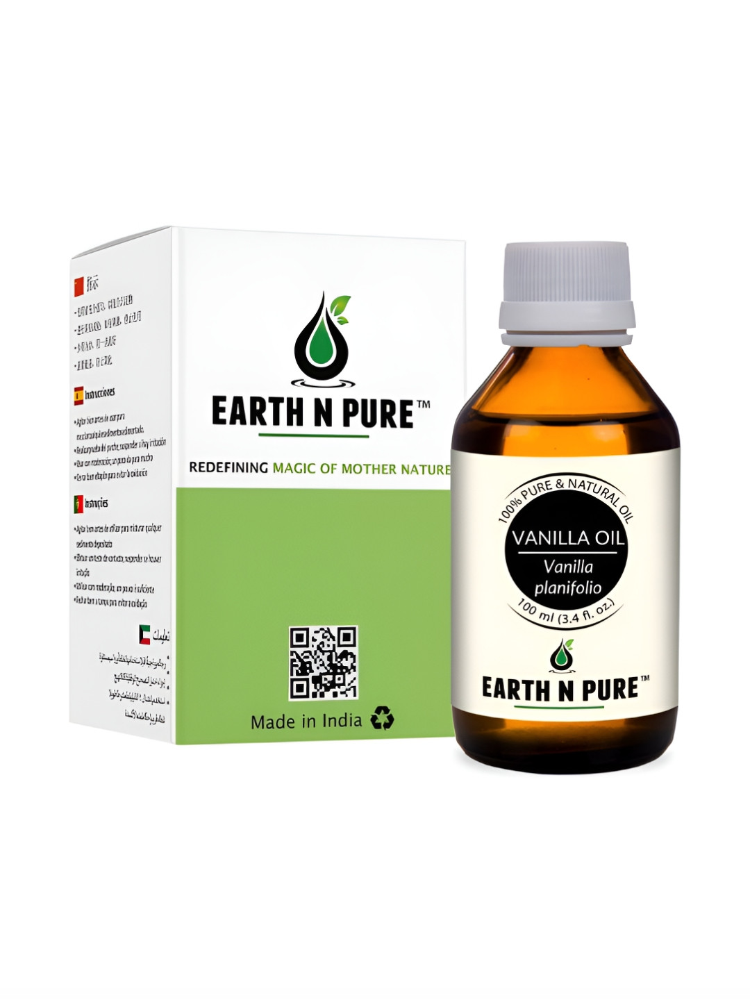 EARTH N PURE Vanilla Essential Oil - 100ml
