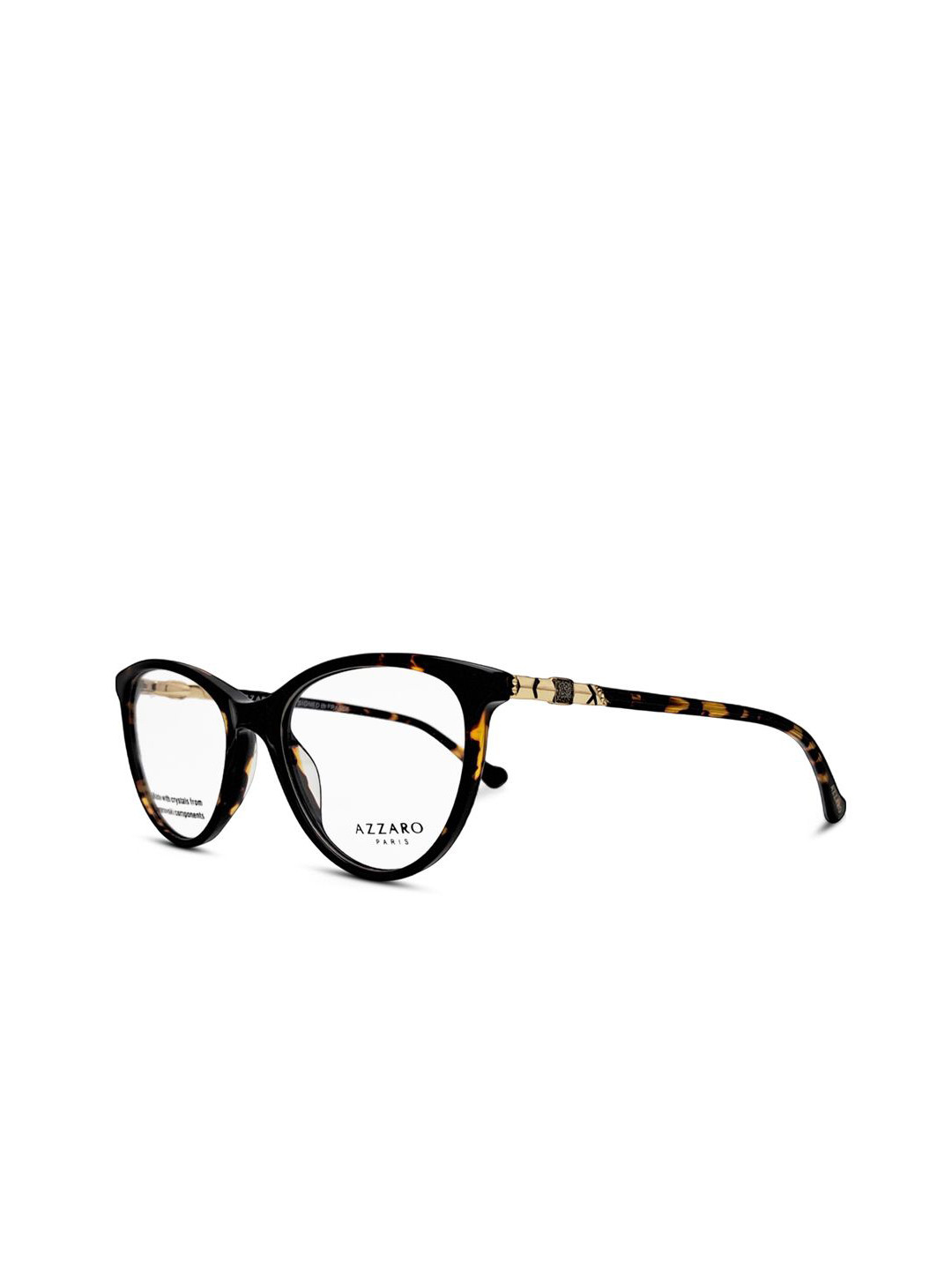 Azzaro Women Abstract Full Rim Rectangle Frame