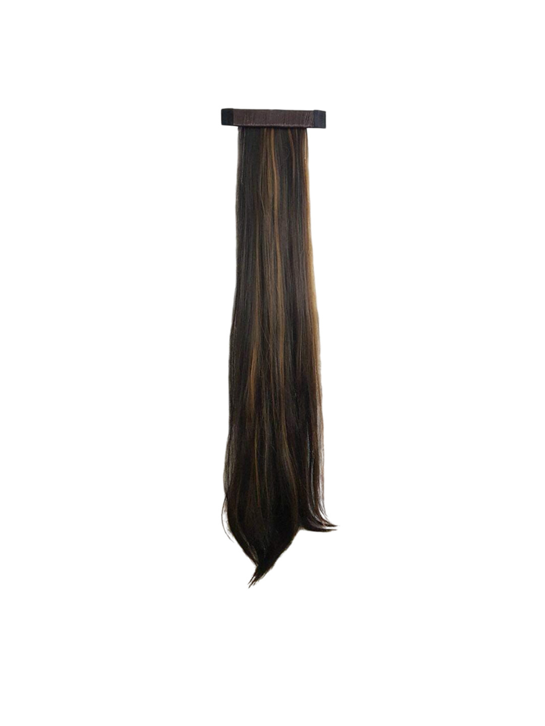 GADINFASHION Clip In Straight Ponytail Hair Extension - Highlights