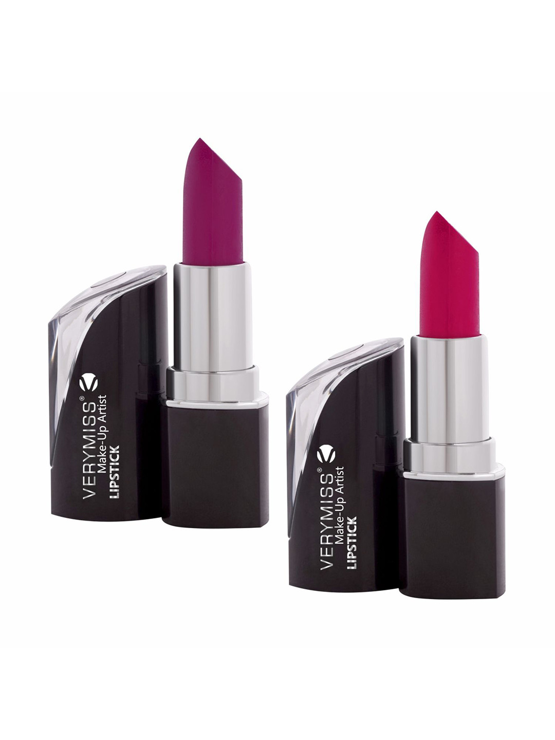 VERYMISS Set Of 2 Make-Up Artist Lipstick 4g Each - Fuchsia Flash S17 - Rose Rose M04