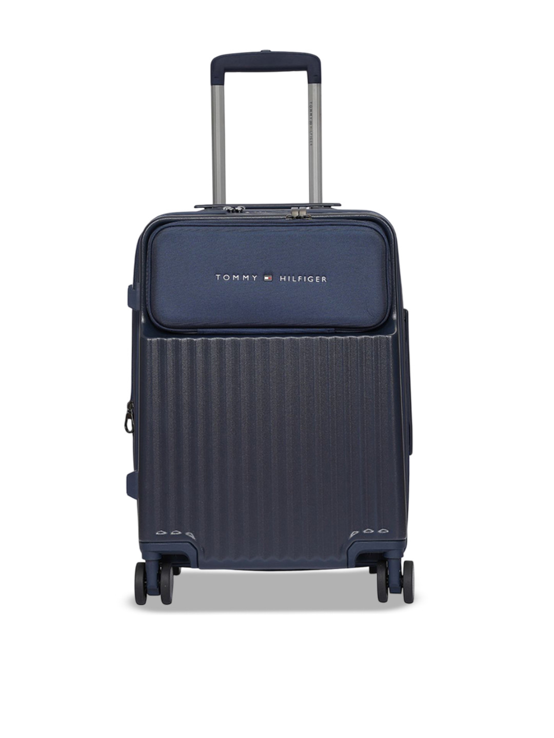 Tommy Hilfiger Pittsburg Textured Hard-Sided Small Trolley Bag