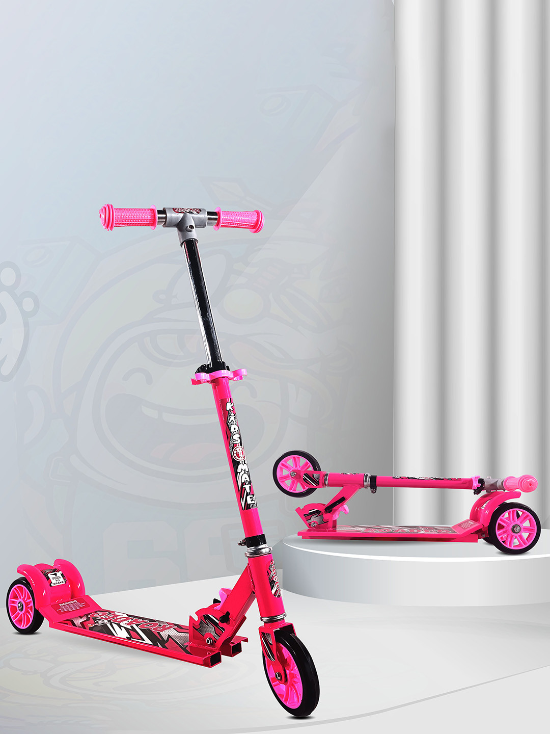 KIDSMATE Kids Foldable Height Speedy Kick Scooter Vehicles