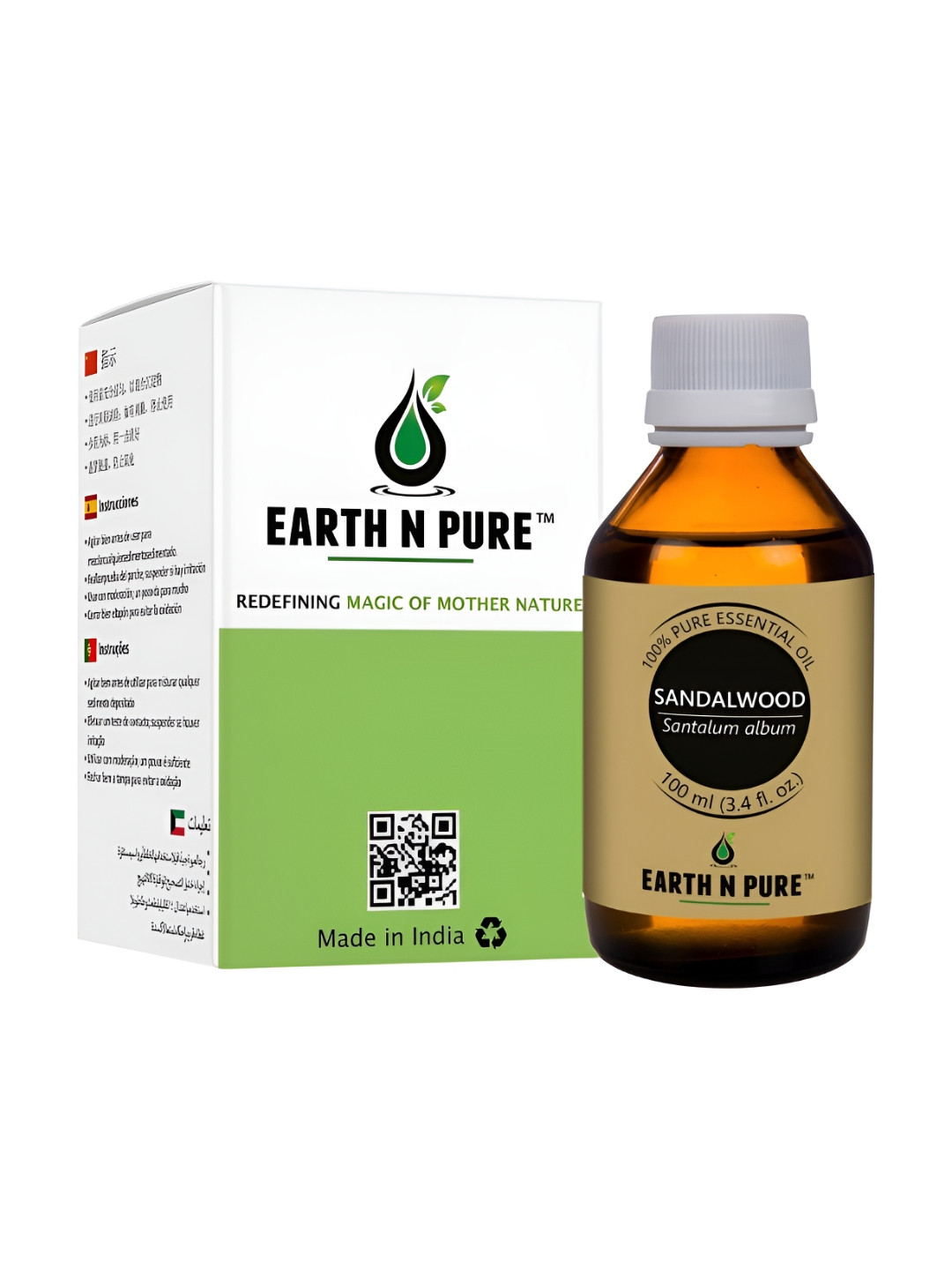 EARTH N PURE Sandalwood Essential Oil - 100 ml