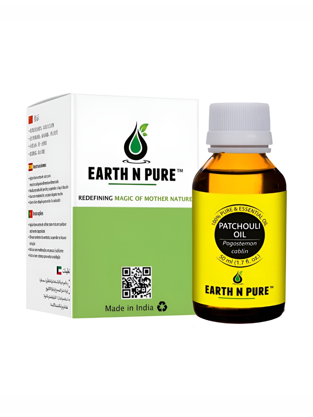 EARTH N PURE Patchouli Essential Oil - 50ml
