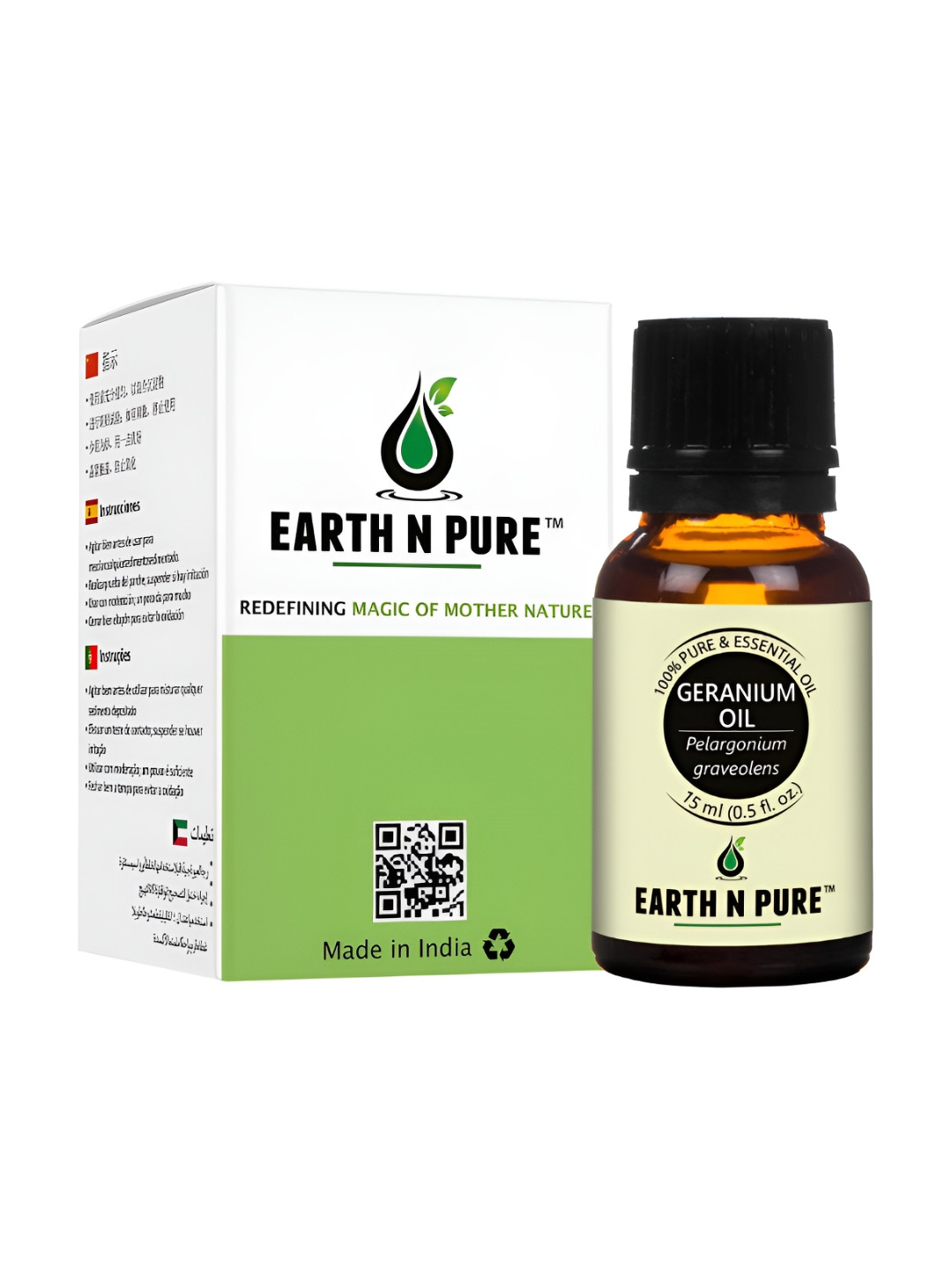 EARTH N PURE Geranuim Essential Oil - 15ml