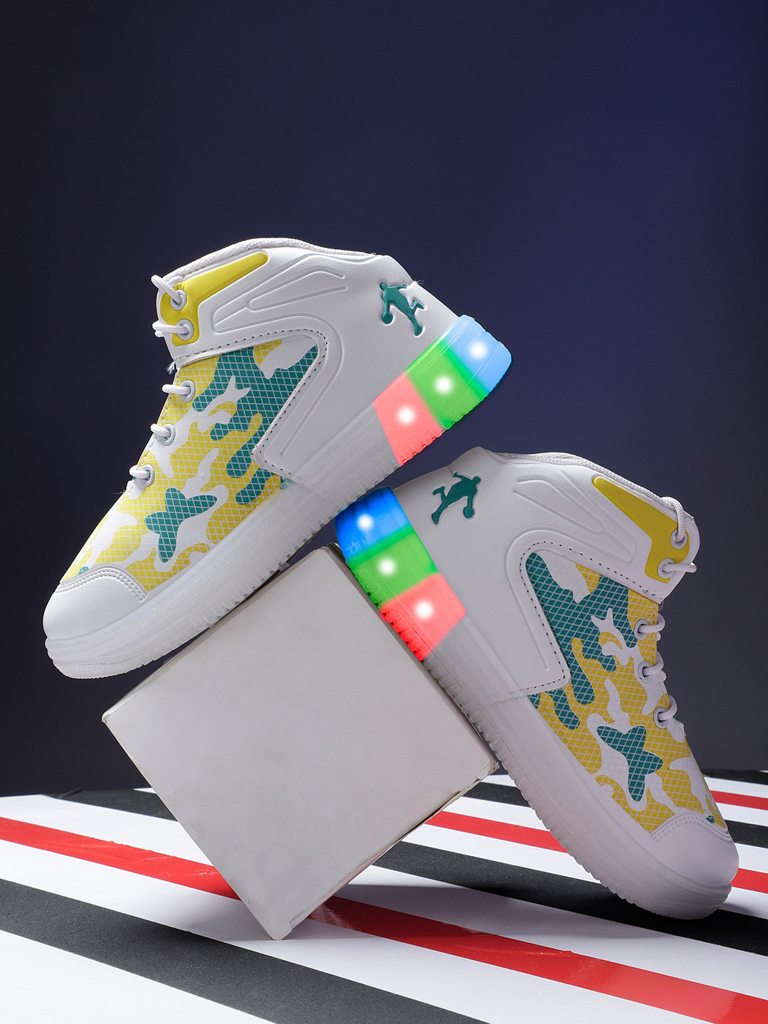 Binos  Kids PU LED Sneakers