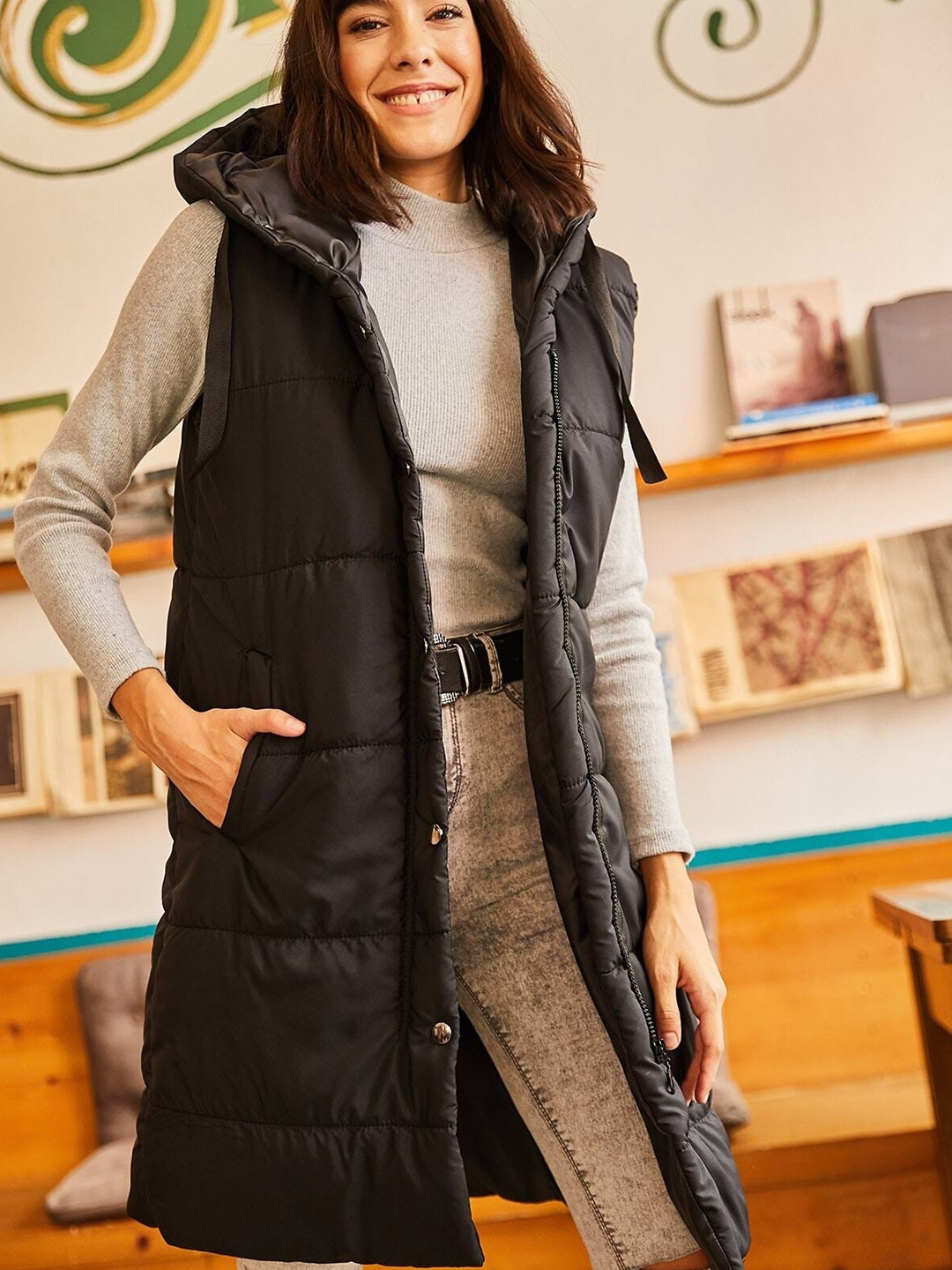 Olalook Hooded Neck Coat