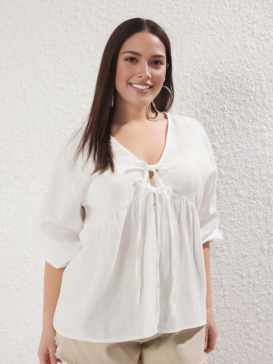 Trendyol Women Solid Empire Top