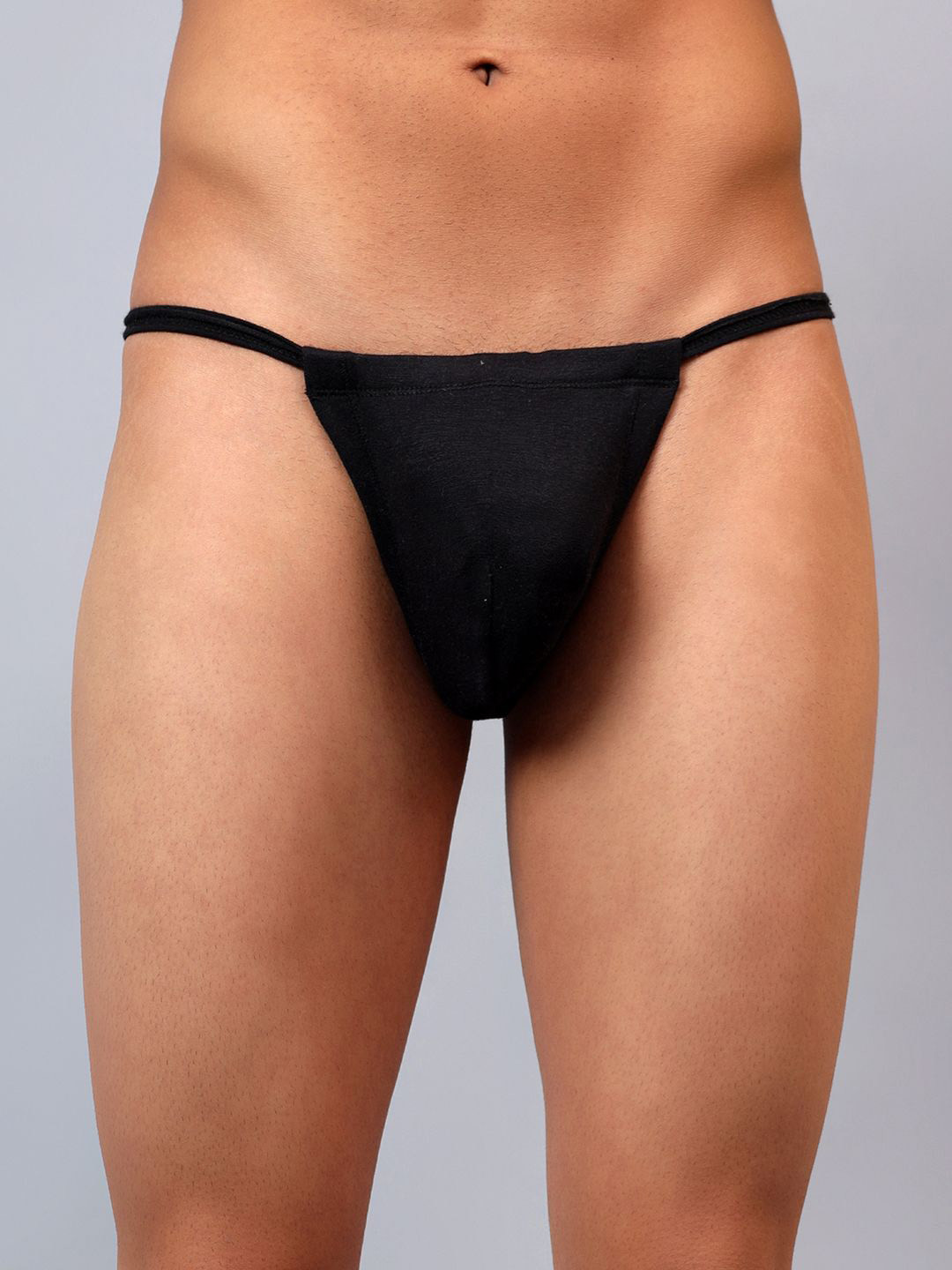 La Intimo Low-Rise Posh Ultra Soft G-String Thongs LXMUGS01BK