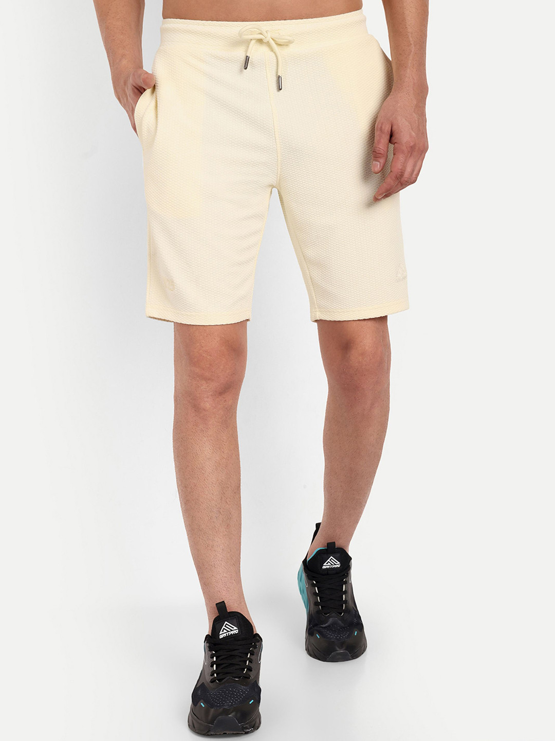 GRITPRO Men Mid-Rise Slim Fit Running Sports Shorts