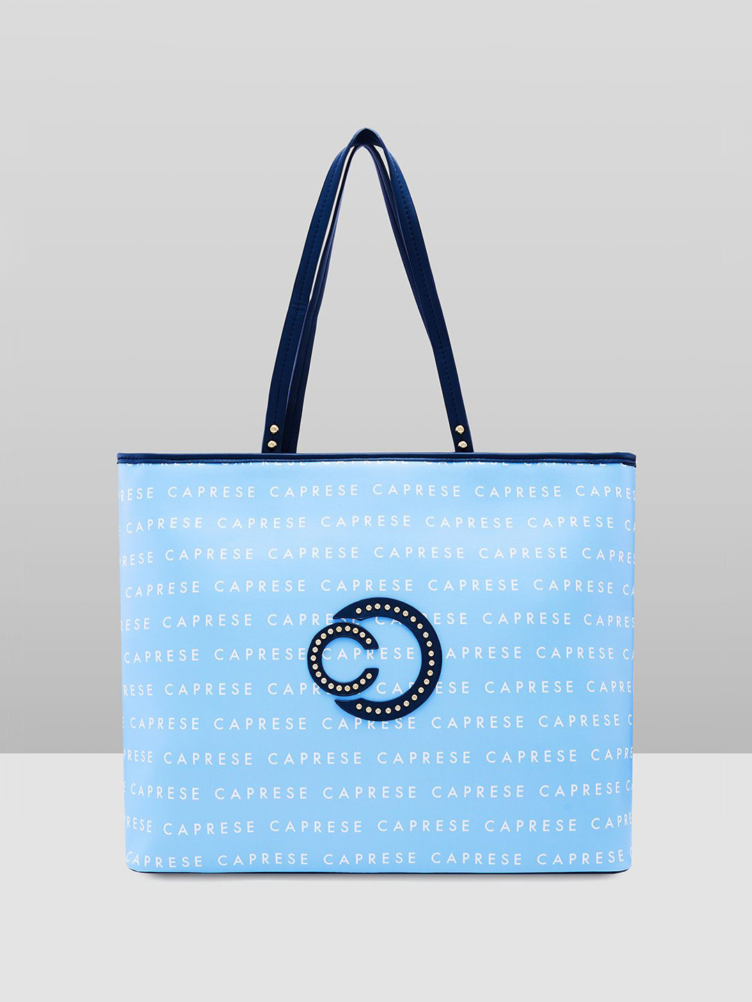Caprese Topaz Women Blue Large Tote Bag