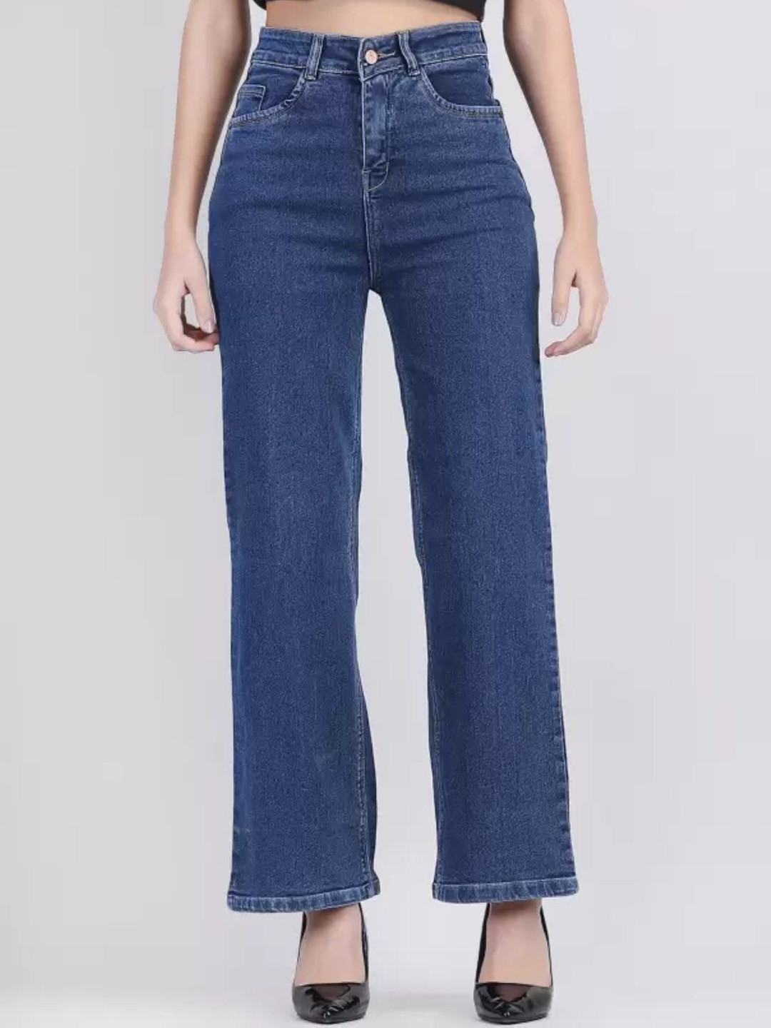 LINARIA Women Classic Mom Fit Clean Look Jeans