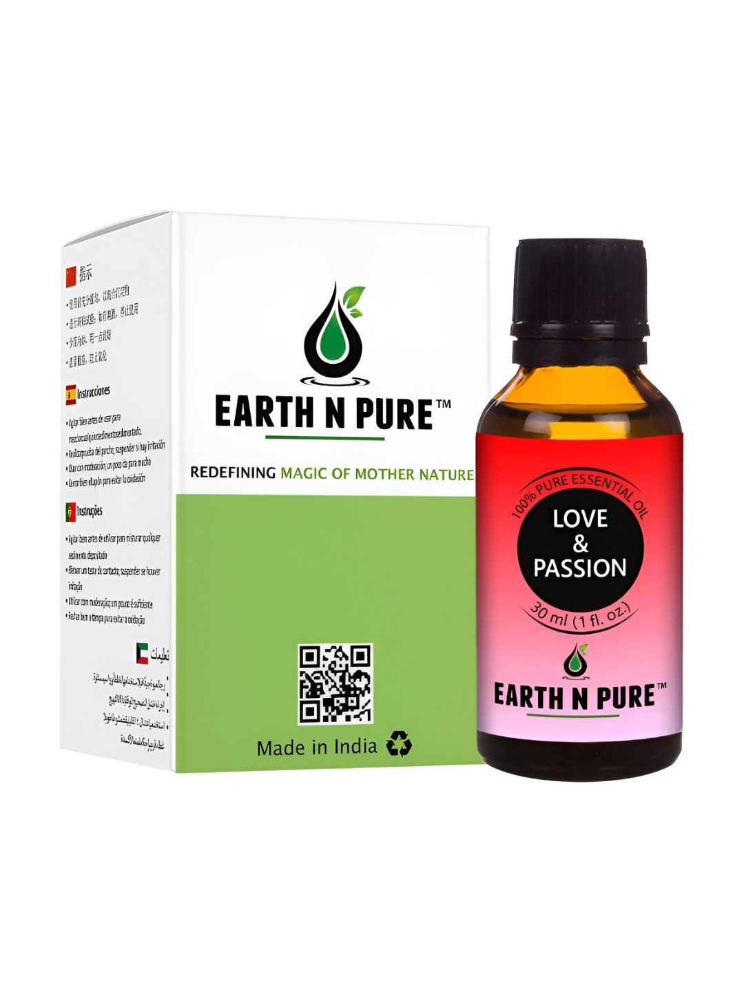 EARTH N PURE Red Love & Passion Essential Oil - 30ml