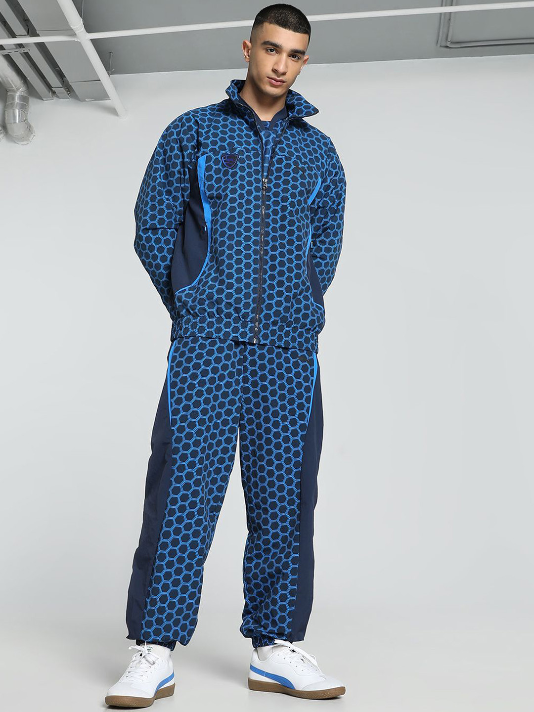 Puma x Rocket League Geometric Printed Relaxed Fit Jacket