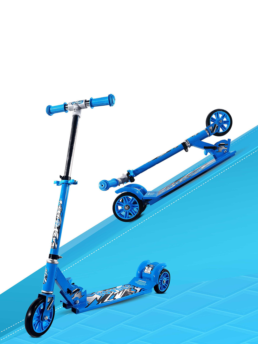 KIDSMATE Kids Foldable Height Roadeo Kick Scooter Vehicle