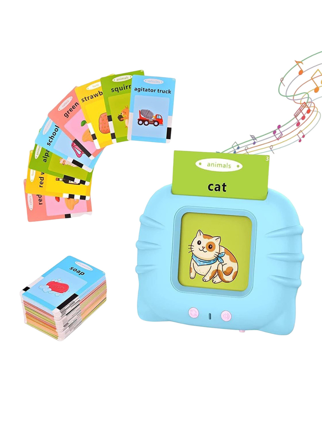 BUMTUM  Educational Learning Talking Flash Card Toy Musical Toys