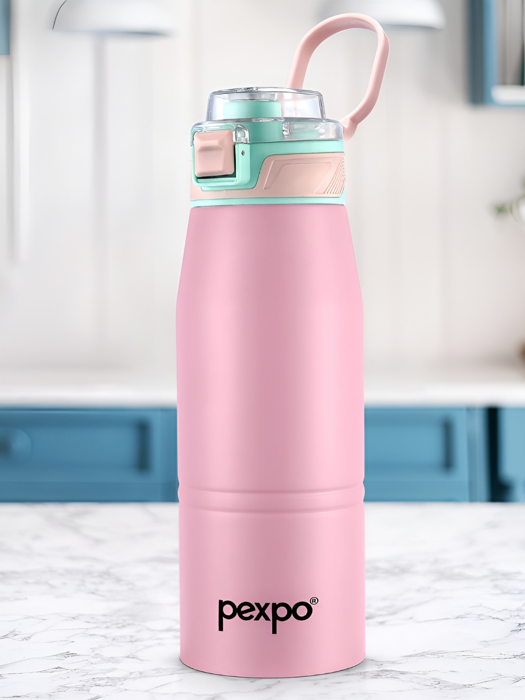 Pexpo ATLAS Pink Stainless Steel Single Wall Vacuum Flask - 740ml