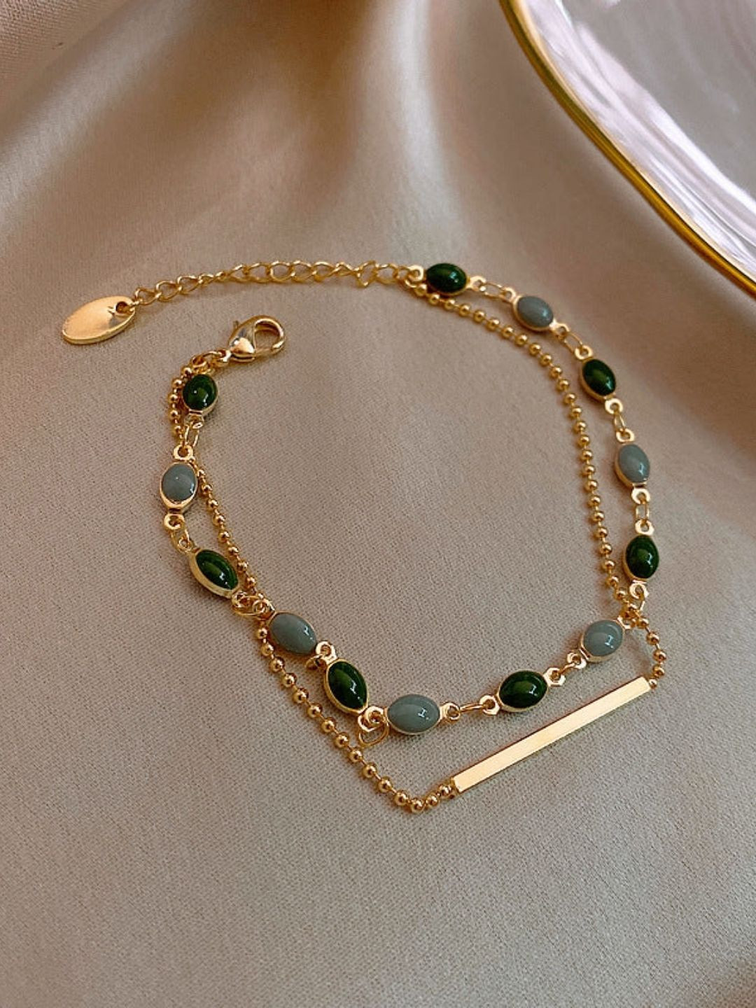 FAB COUTURE Gold-Plated Link Bracelet